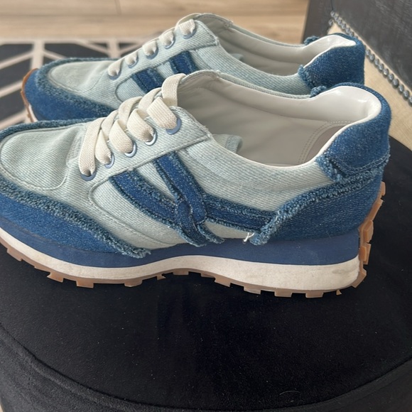 VERONICA BEARD Valentina Women's Running Sneakers, Denim Color size 7 - Picture 8 of 11